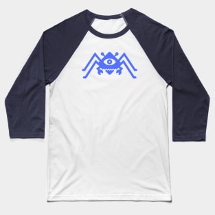 Diamond Spider Crab Blue Baseball T-Shirt